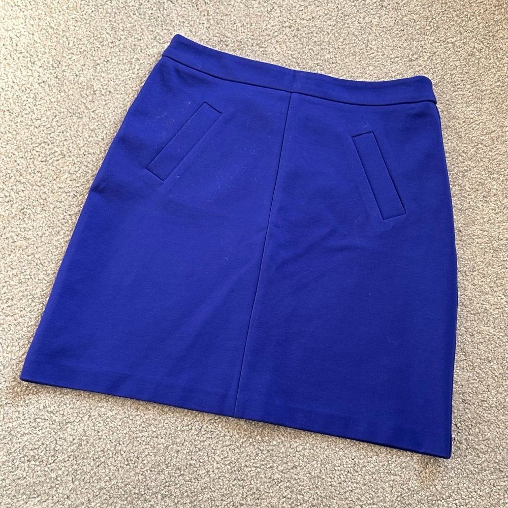 - Mario Serrani Royal Blue Short Skirt US8   - S407